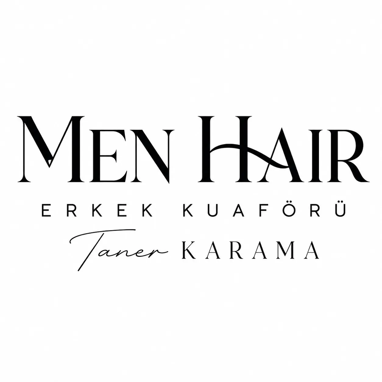 MEN HAIR Erkek Kuaförü Taner KARAMA logosu