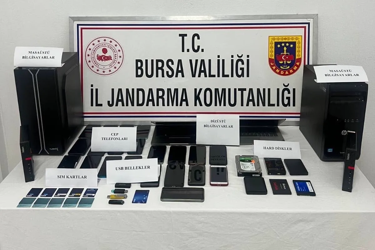 Bursa Jandarması'ndan milyonluk dolandırıcılık operasyonu: 7 tutuklama!