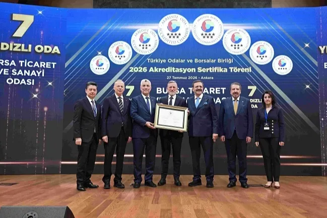BTSO’nun hizmet kalitesine 7 yıldızlı tescil