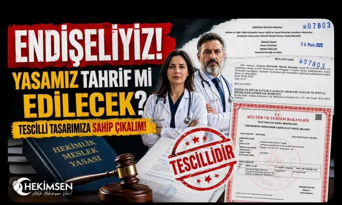 HEKİMSEN'den Hekimlik Meslek Yasası çağrısı: "Süreç şeffaf ve katılımcı yürütülmeli"