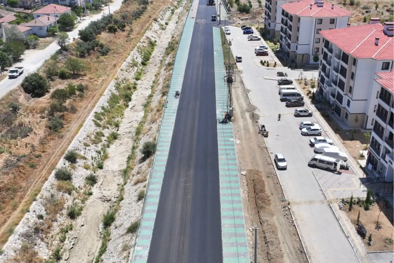Köprübaşı tarihinde ilk kez sıcak asfaltla buluşuyor