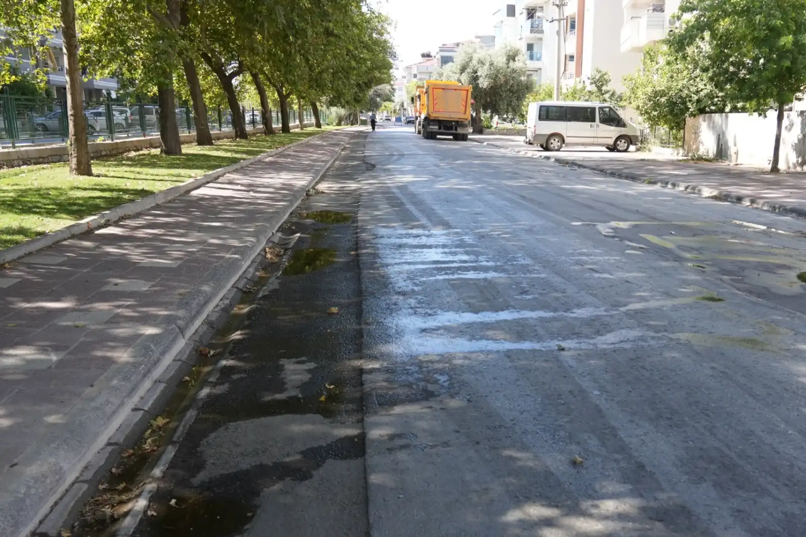 Muğla Milas’ta Ahmet Yesevi Caddesi yenileniyor