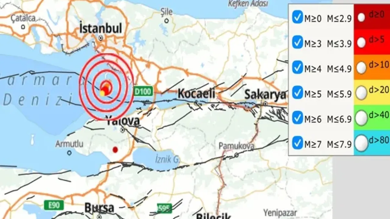 Adalar güneyinde iki günde 117 deprem tespit edildi
