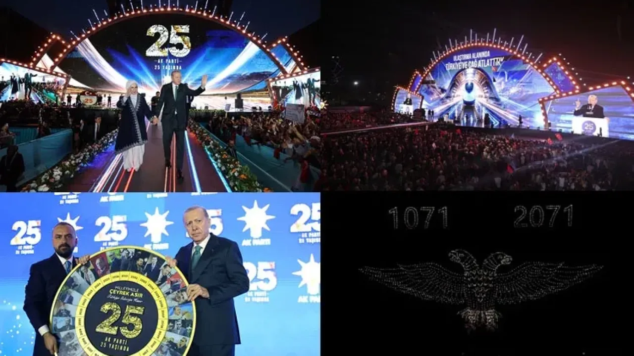 AK Parti'nin 25. yılı: Ankara'da unutulmaz görsel şov