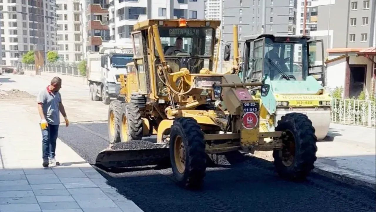 Ankara Keçiören'de Fen İşleri ekipleri sahada