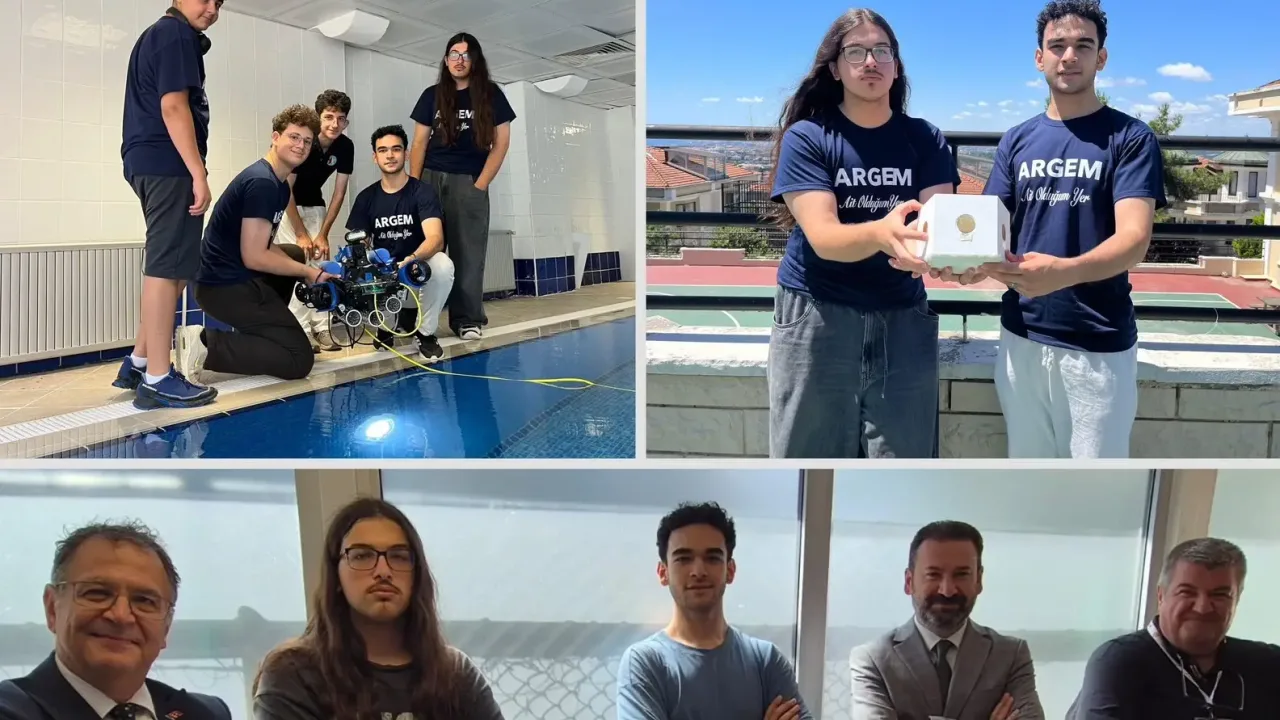 ARGEM Lisesi öğrencileri bilim ve teknoloji alanında çifte