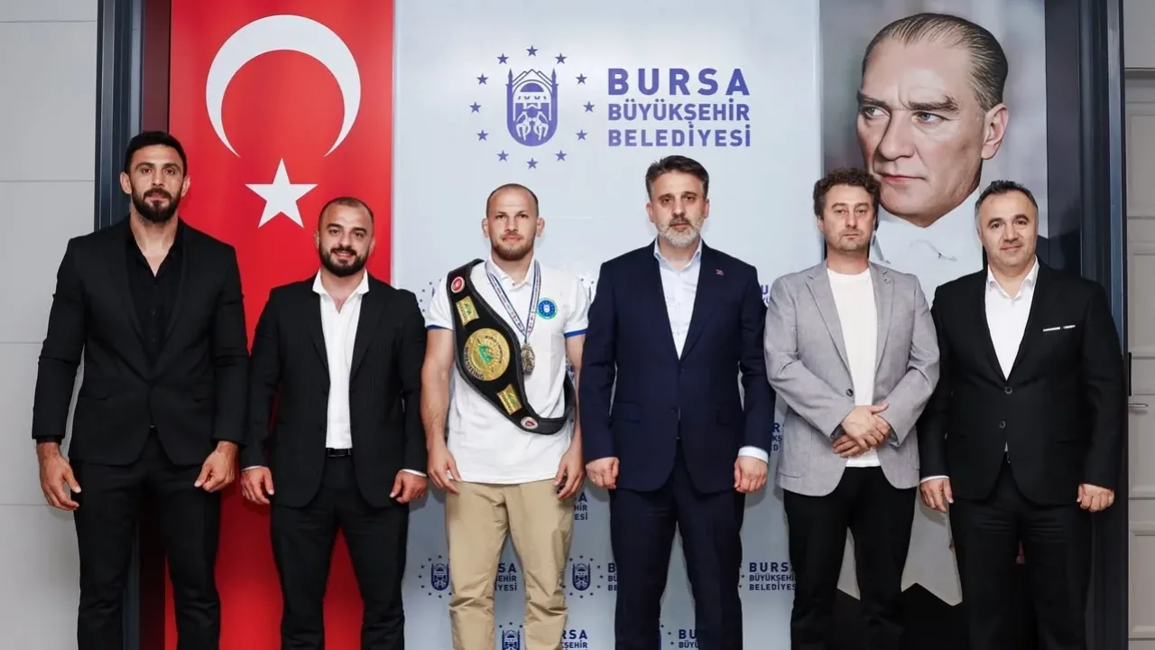 Biba, Dünya Şampiyonu Güreşçi Eryılmaz'ı Ağırladı