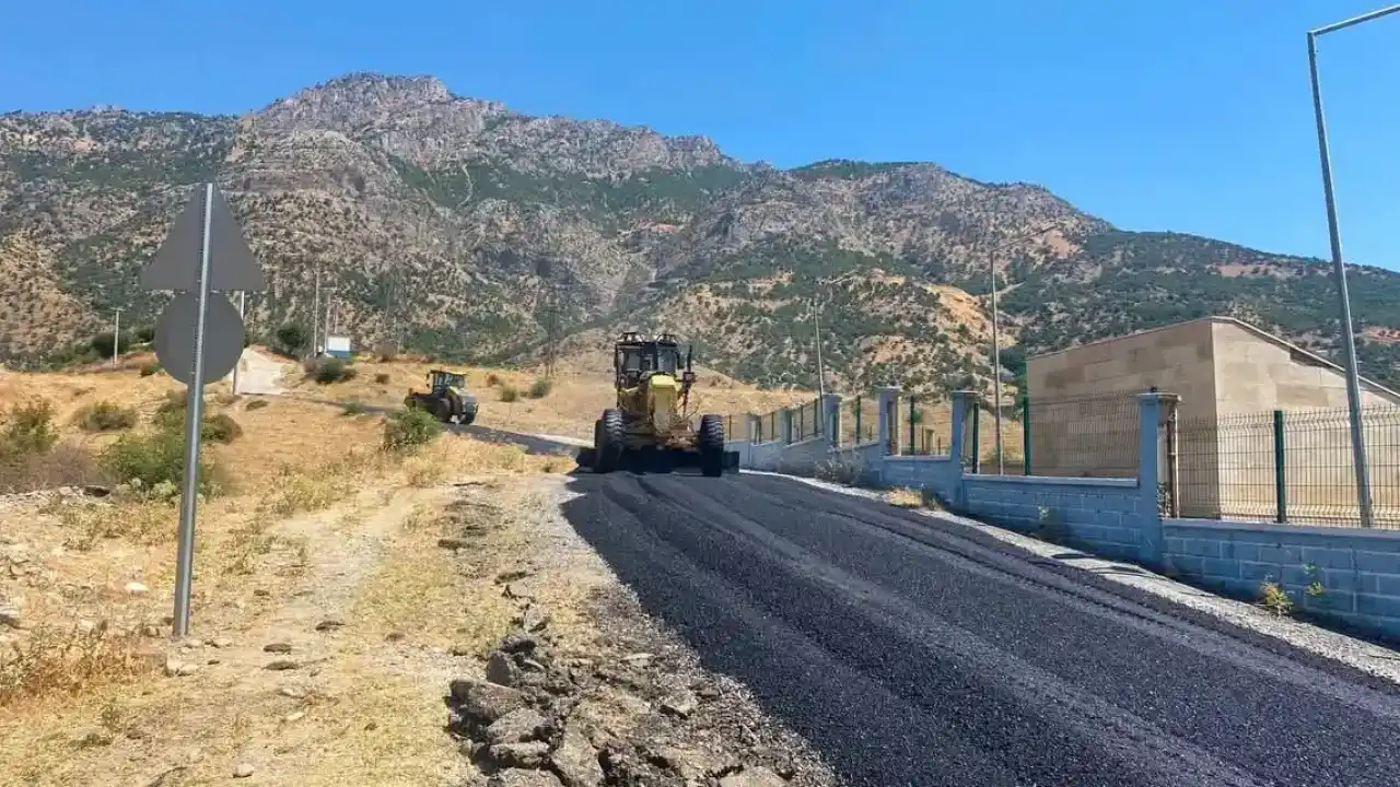 Sason Köy Yollarında Çalışmalar