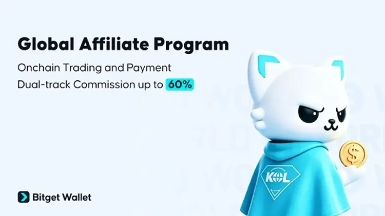 Bitget Wallet, çift yönlü komisyon sunan küresel İş Ortağı