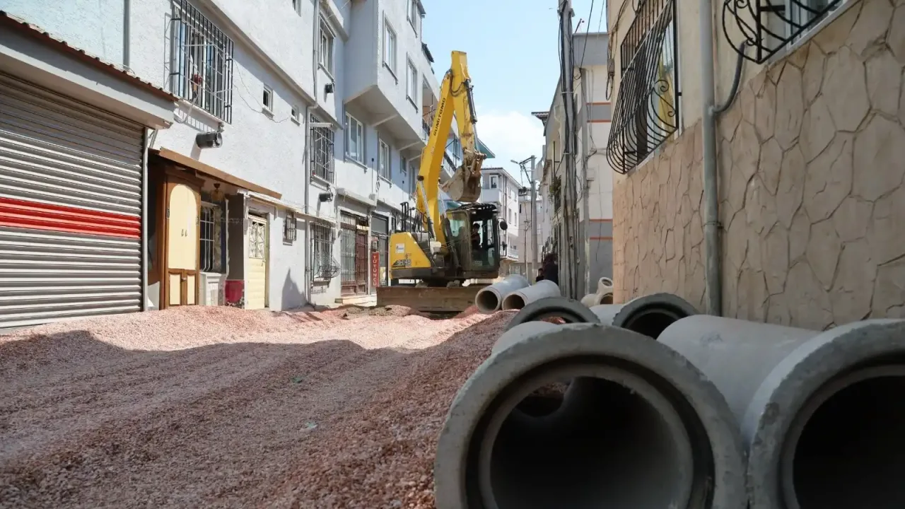 Bursa Büyükşehir'den Yavuzselim'e altyapı hamlesi