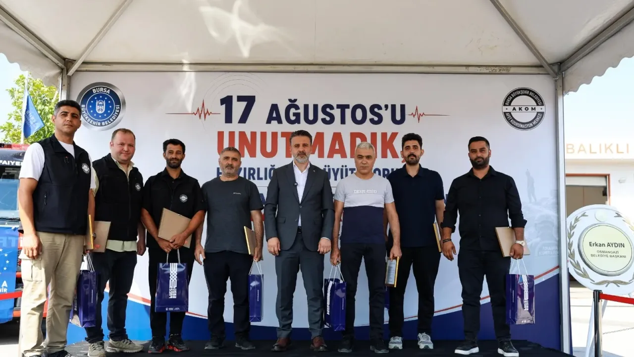 Bursa’da afetlere hazırlık için yeni yatırımlar hizmete alındı
