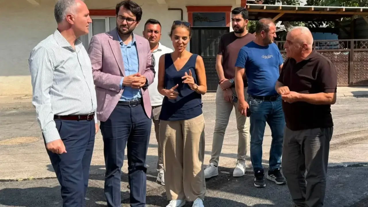 İnegöl'de Taban, BUSKİ altyapı projelerini sahada denetledi