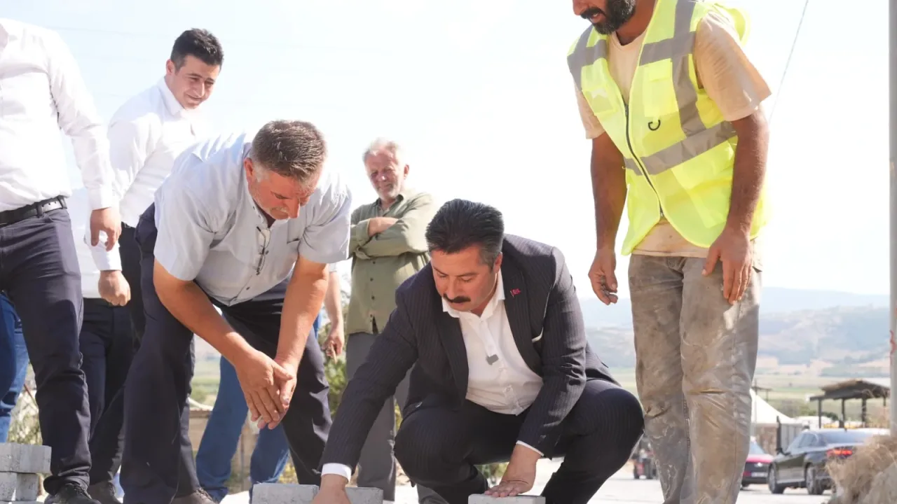 Bursa Yenişehir'de son 2 yılda 100 bin metrekare parke taşı