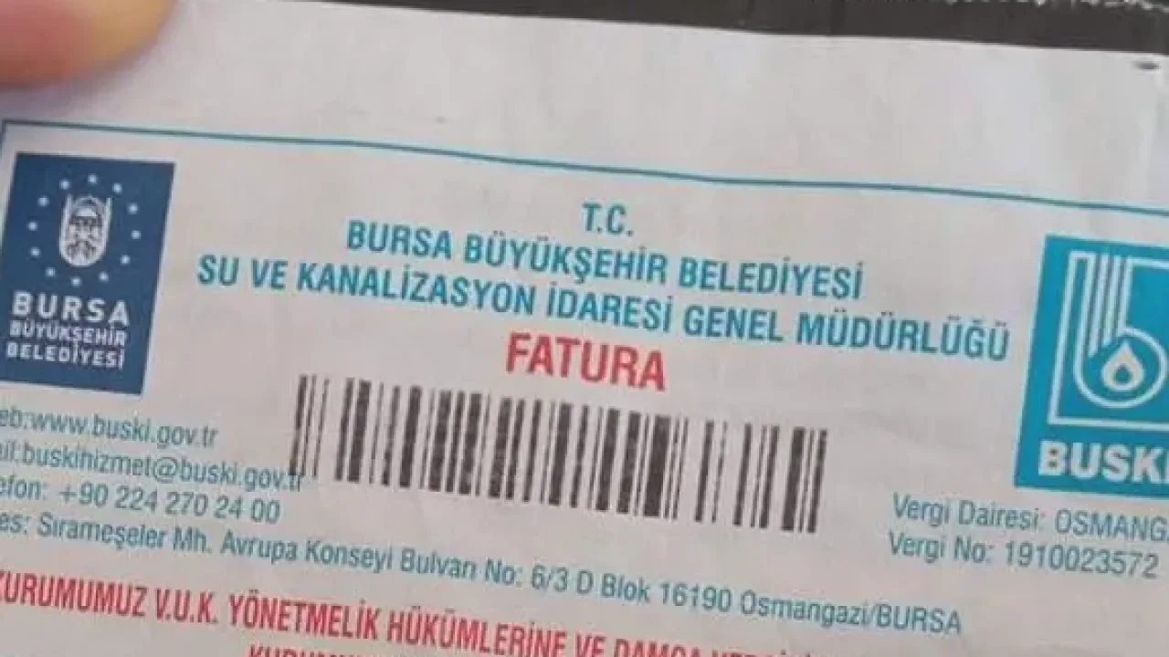 BUSKİ Su Tarifeleri