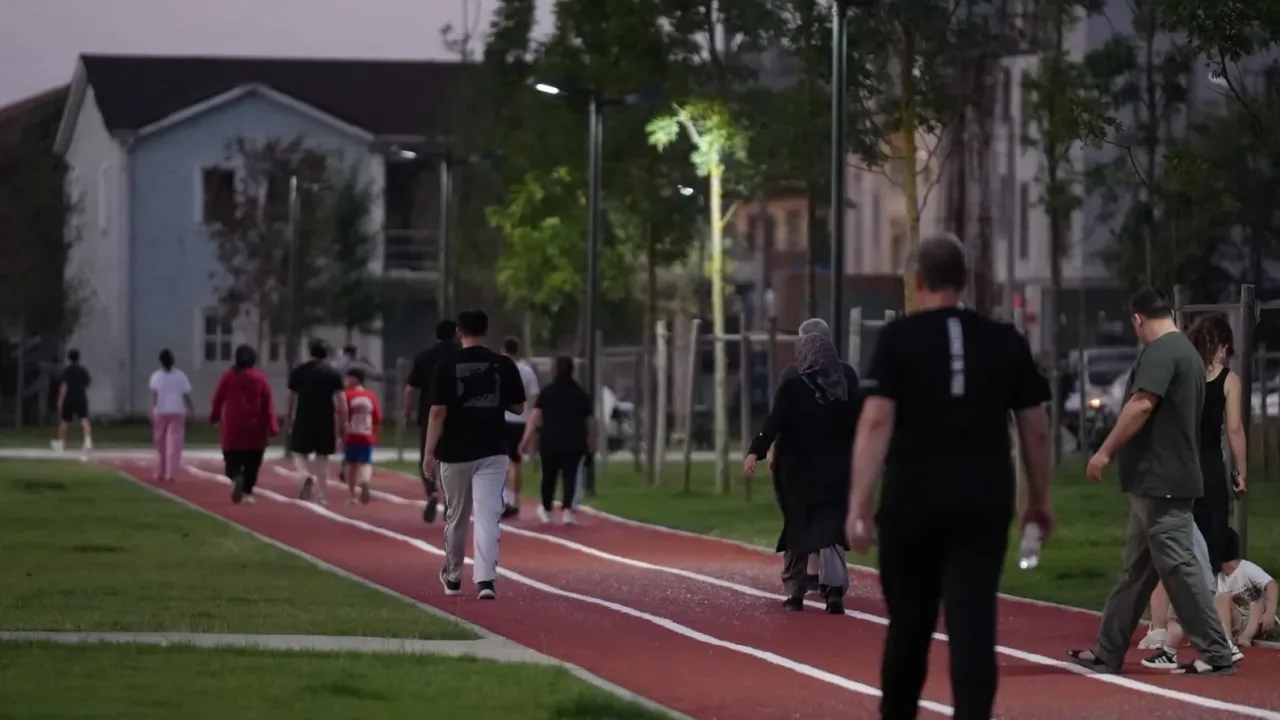 Düzce Merkez Park’ta spor etkinliklerine yoğun ilgi