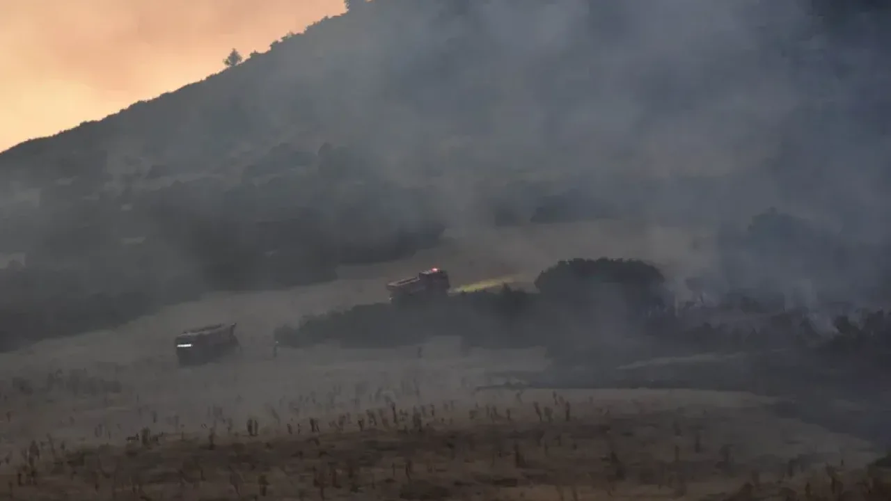 Eğirdi'de mangal ihmali yangın çıkardı
