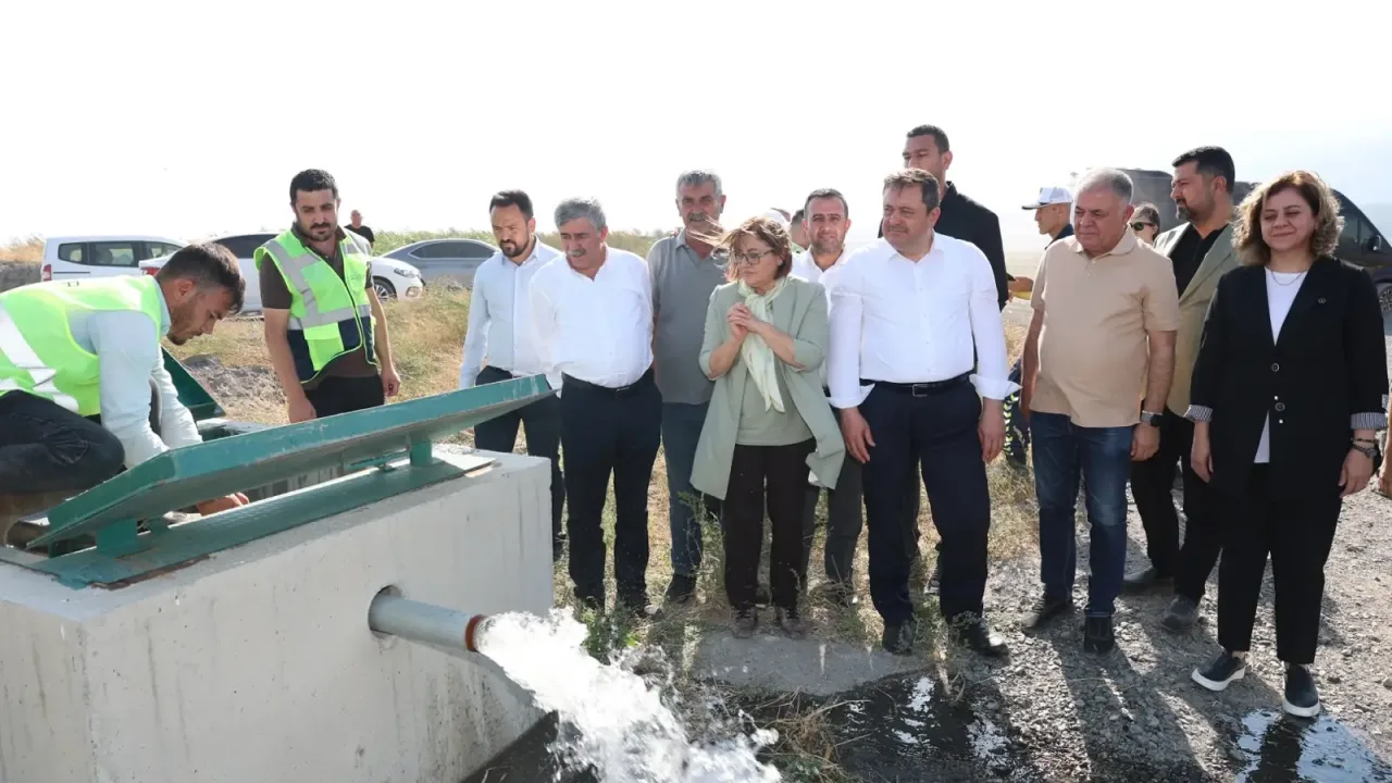 Gaziantep'te 50 yıllık sulama hayali gerçeğe dönüştü