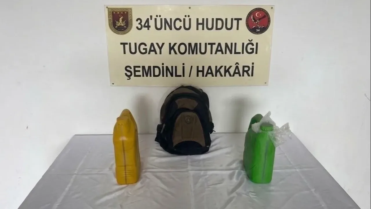 Hakkâri sınırında 8 kilo 5 gram uyuşturucu bulundu