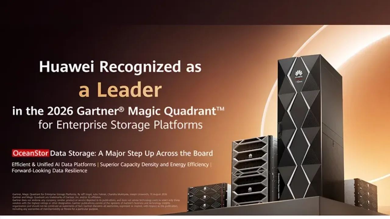 Gartner 2026 Raporu: Huawei Kurumsal Depolamada Lider