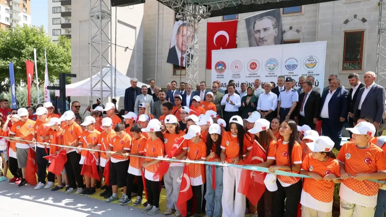 Kayseri Talas Yeni Dünya ERVA Spor Okulu açıldı