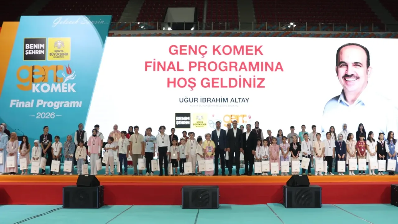 Konya'da Genç KOMEK Yaz Okulu’na muhteşem kapanış