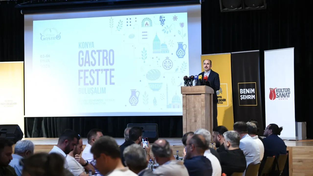 Konya GastroFest 3-6 Eylül’de lezzet tutkunlarını ağırlayacak