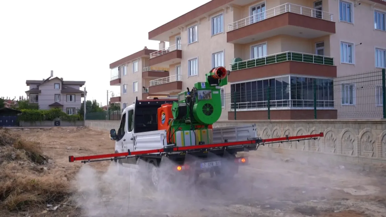 Konya Karatay'da haşereyle mücadele genişliyor