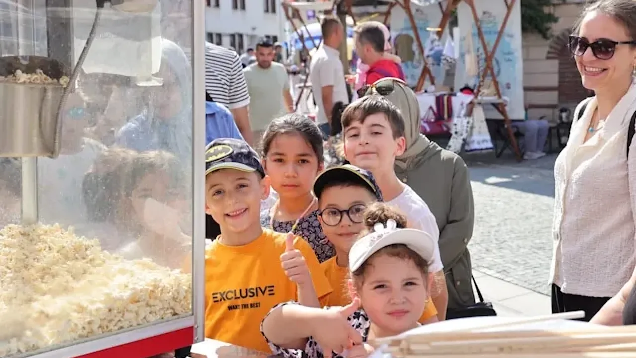 Germiyan Sokak çocuk festivaliyle canlandı