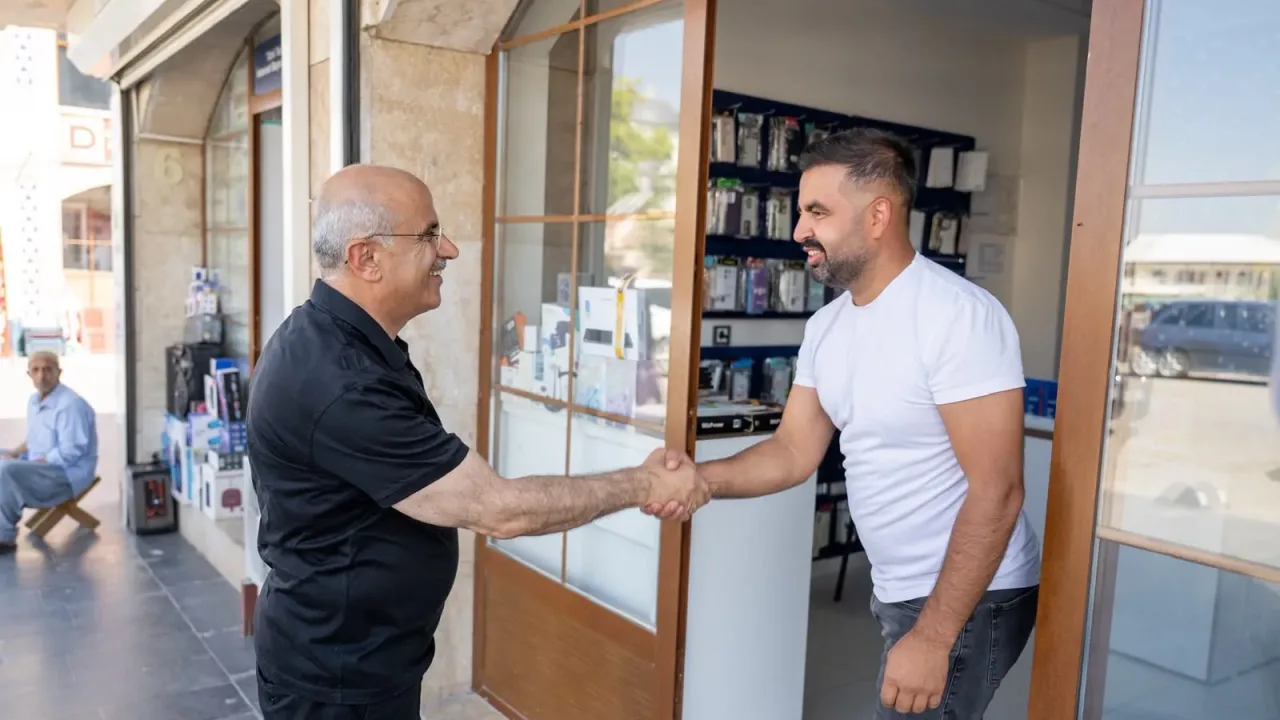 Malatya'da Başkan Er'den esnaf ziyareti