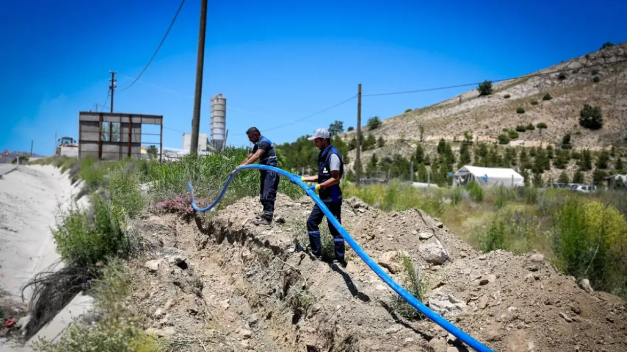 Malatya MASKİ'den Hekimhan'a yeni hat