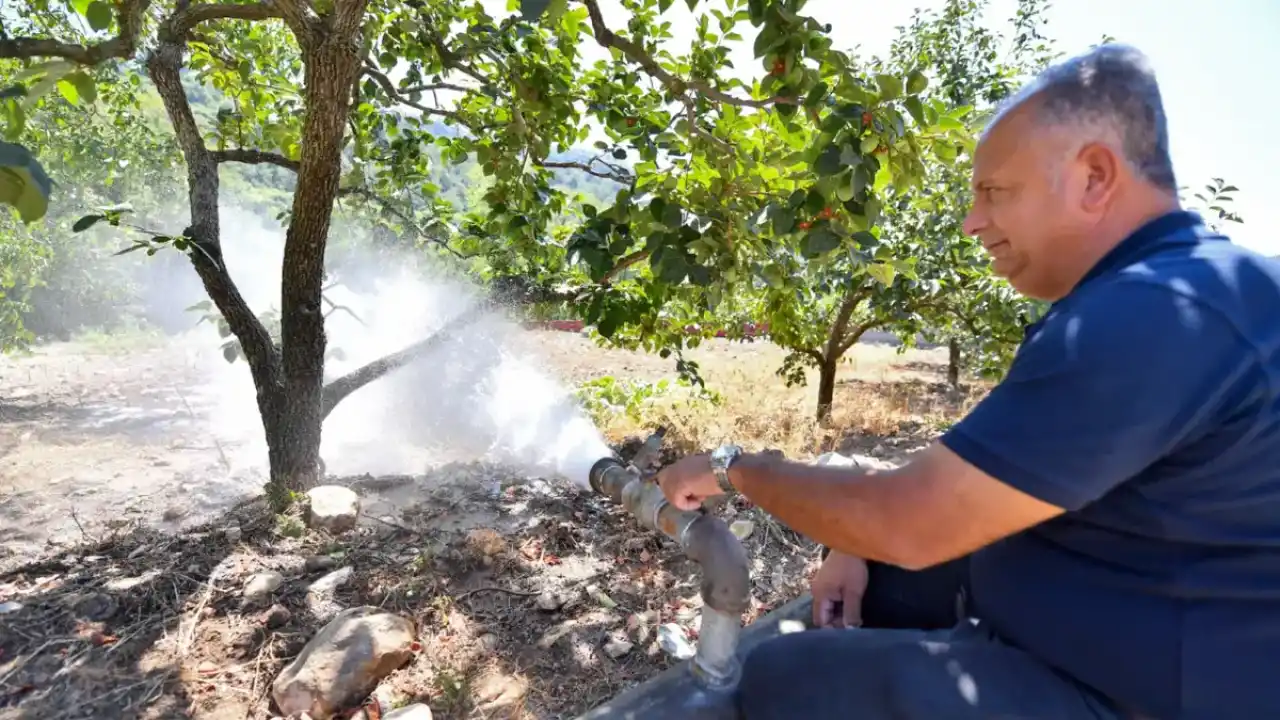 Mersin'de Sulama Borusu Desteği