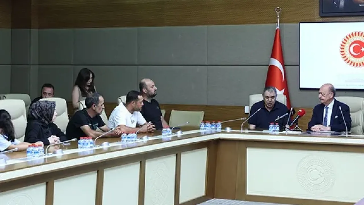 Milletvekili Bilgin TBMM'de maden işçilerinin ailelerini kabul