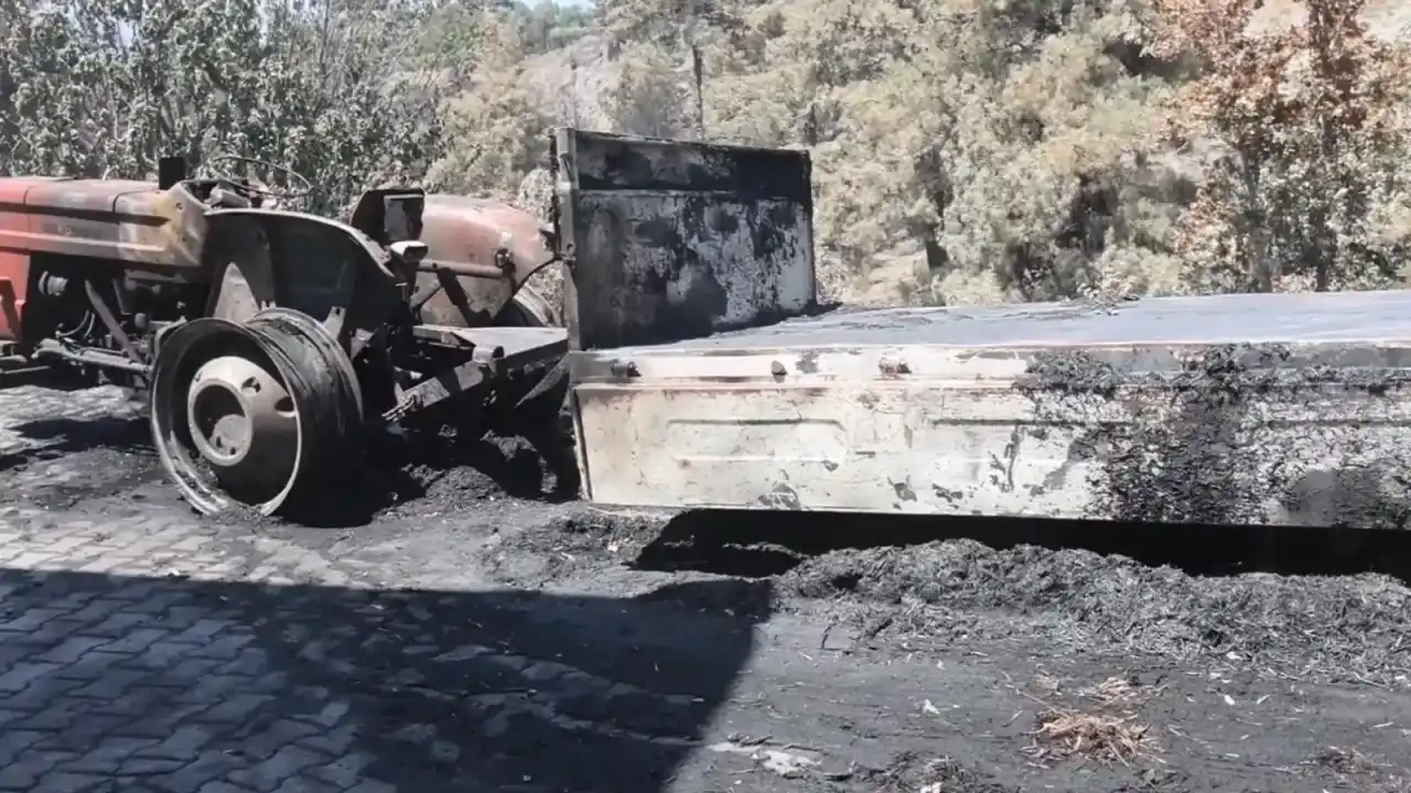 Muğla'da Yangın Sonrası Hasar Tespiti
