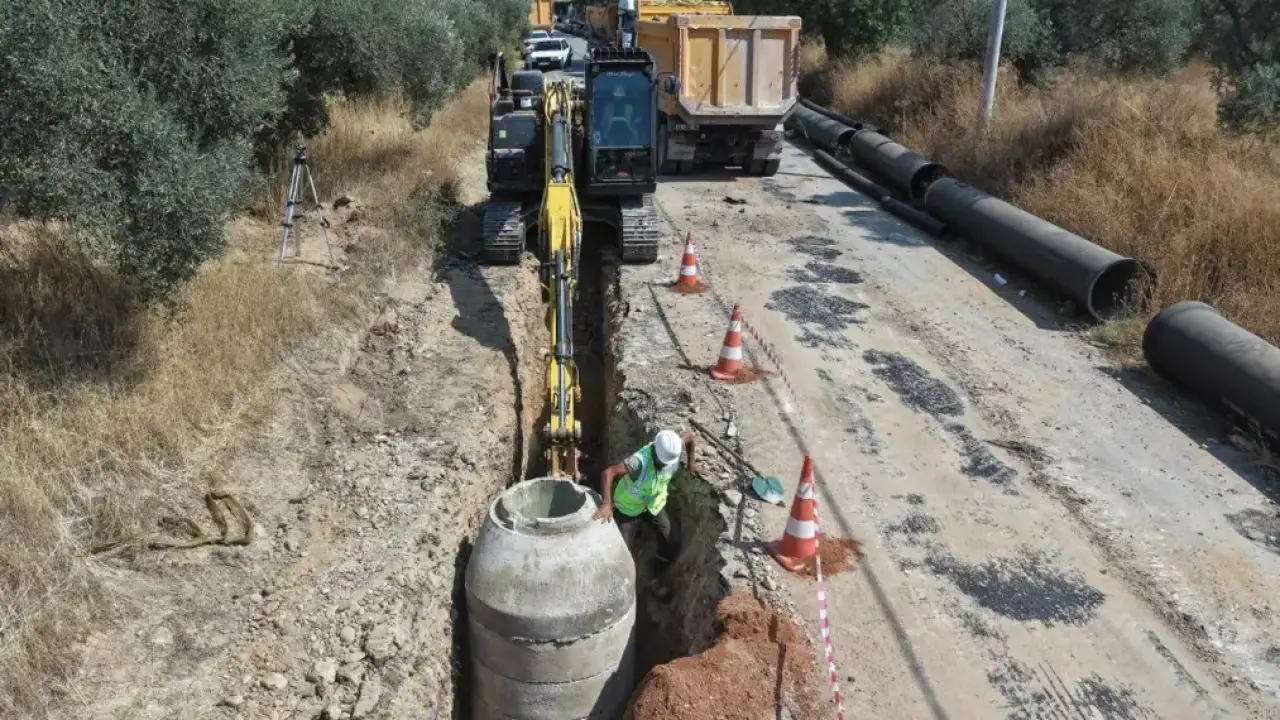 Menteş'te kanalizasyon sorunu çözüme kavuşuyor