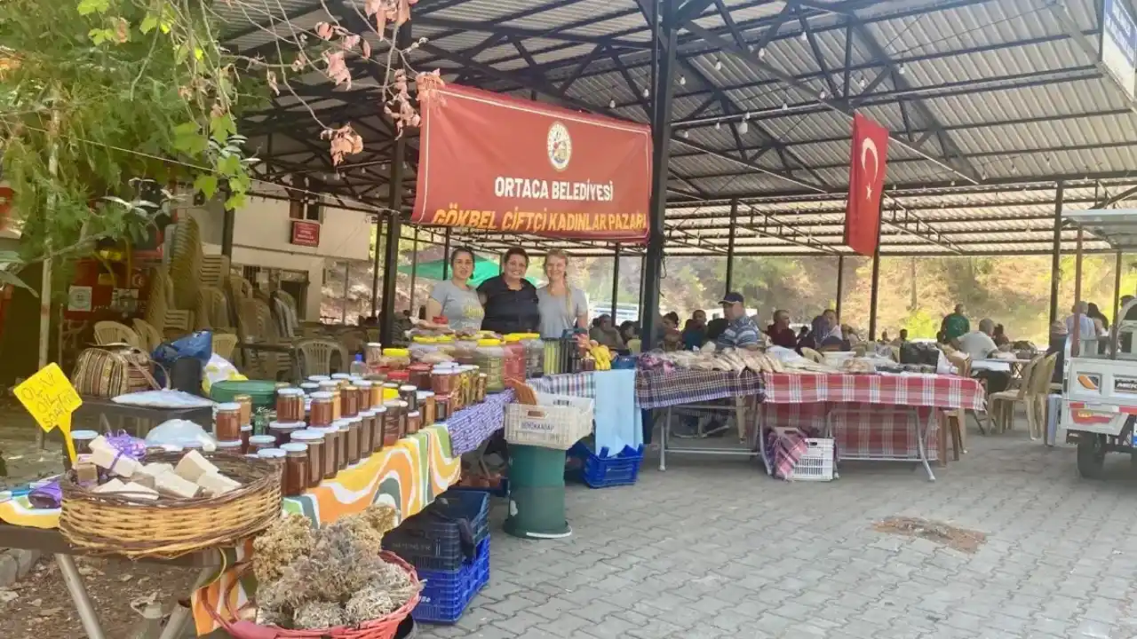 Muğla Ortaca’da Üretici Kadın Pazarı ilk kez kuruldu