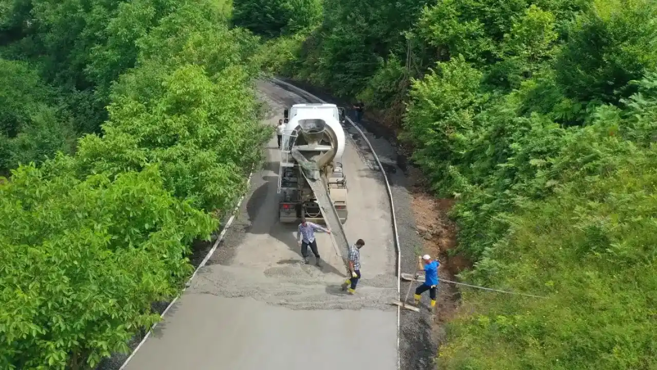 Ordu Akkuş’ta yılların yol hayali gerçeğe dönüyor
