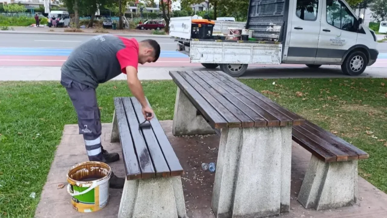 Ordu’da kent mobilyaları yenileniyor