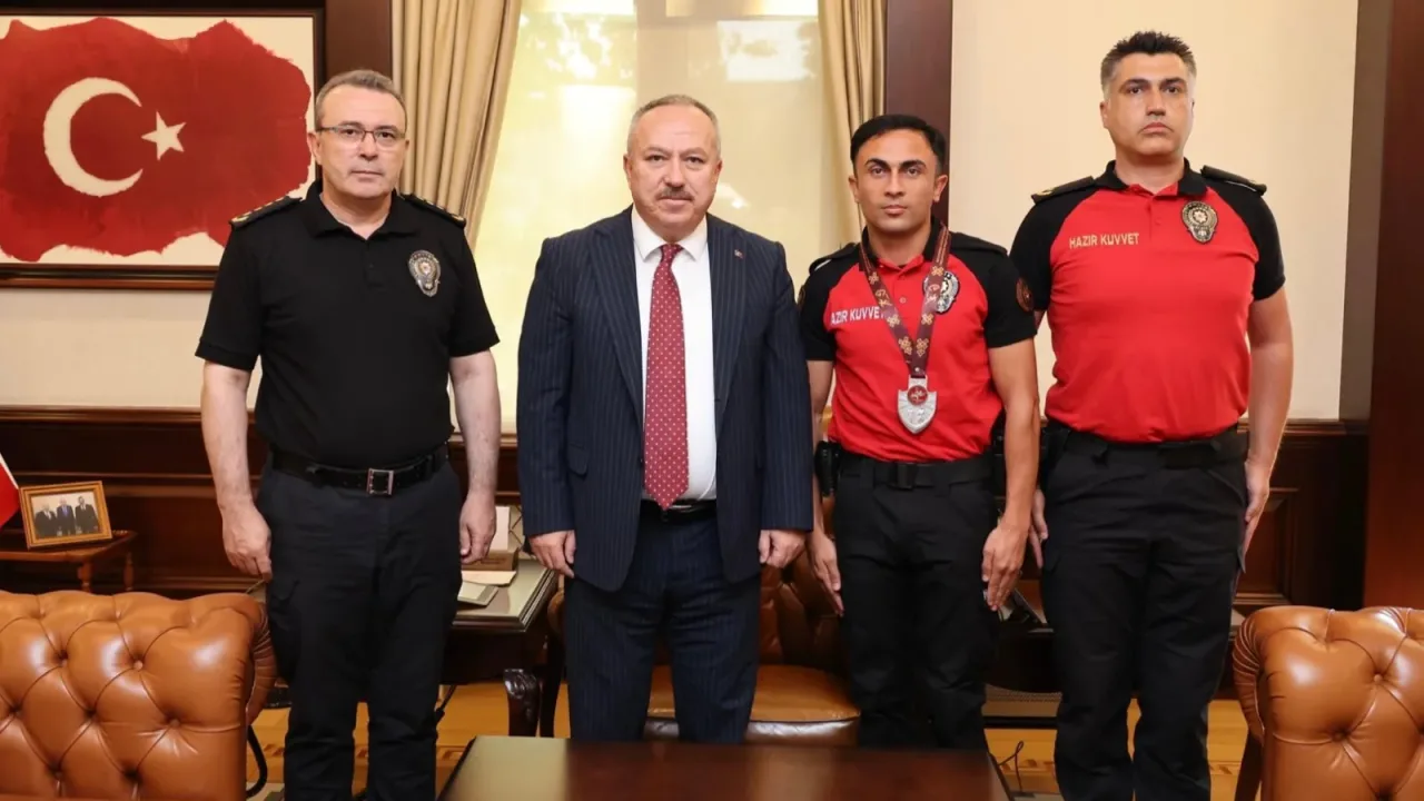 Polis Memuru Kösem'i Genel Müdür Fidan kabul etti