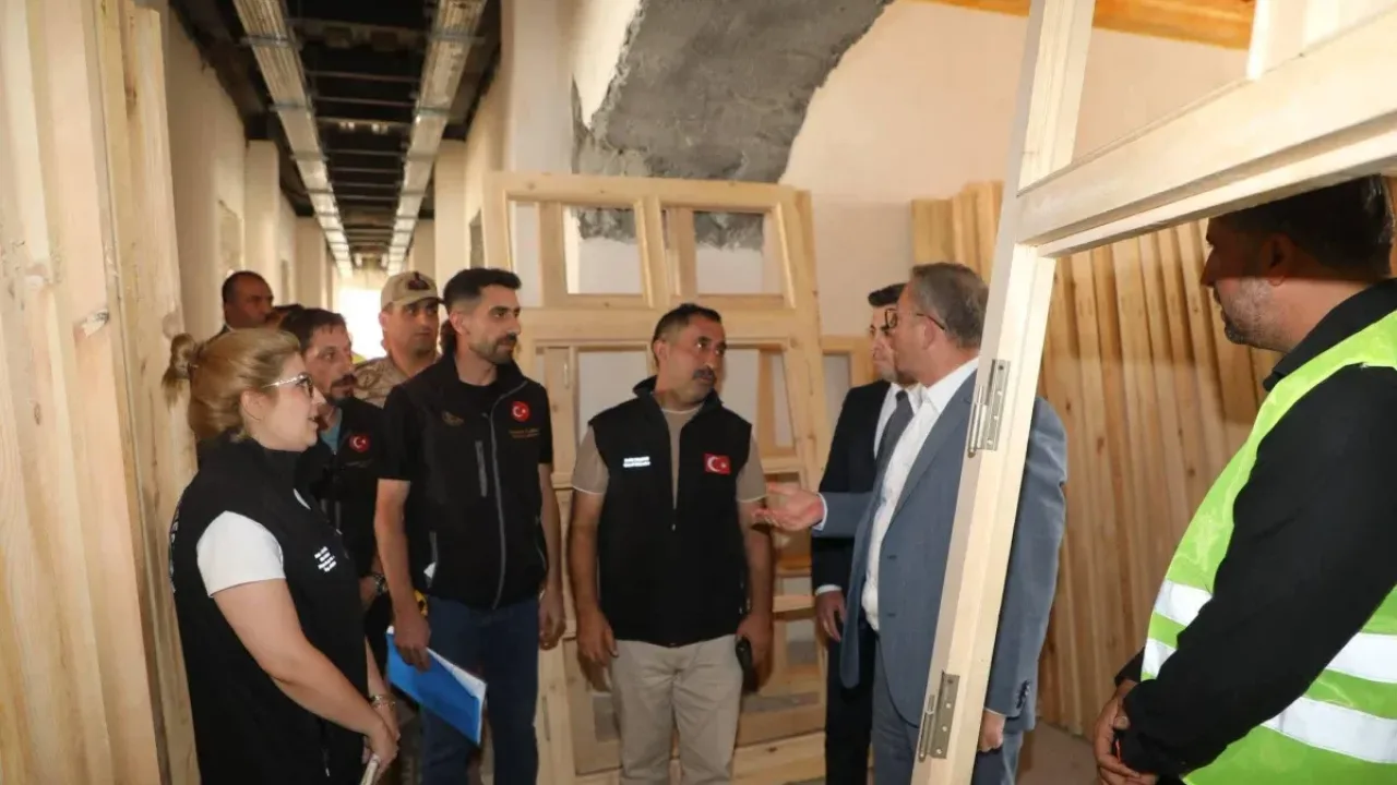 Susuz Hükümet Konağı'nın restorasyon süreci devam ediyor