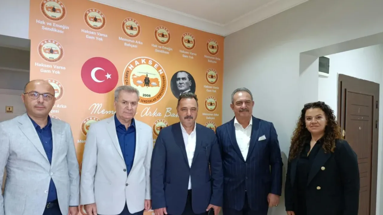 TİMBİR Başkanı Basa, HAKSEN Genel Başkanı Çivi'yi ziyaret etti