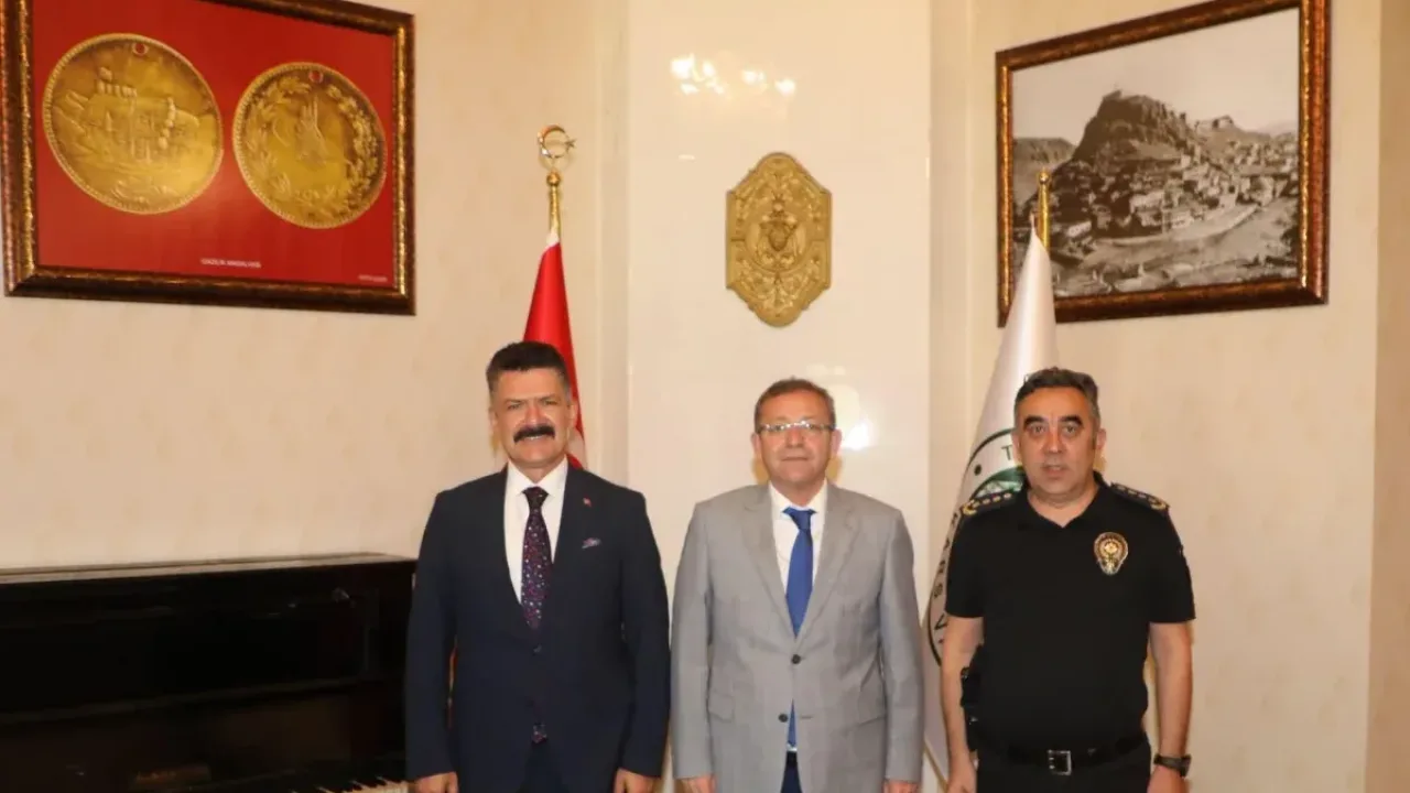 Vali Ziya Polat, İl Emniyet Müdürü Tombul ve Polis Başmüfettişi