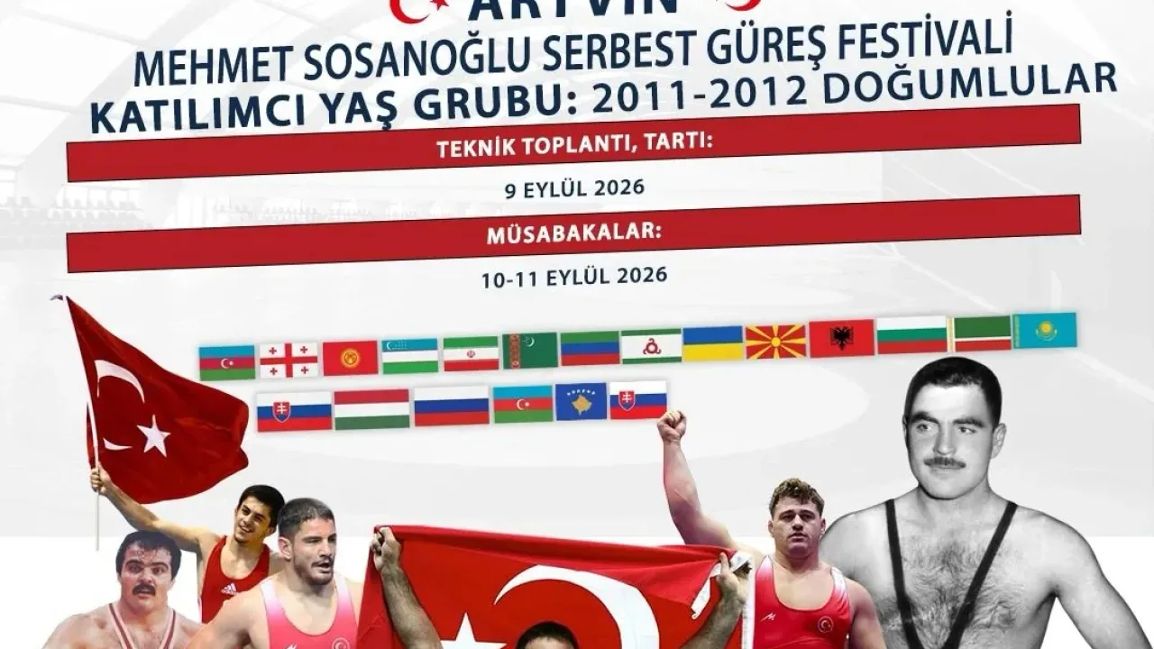 Artvin, uluslararası güreş turnuvasına hazırlanıyor