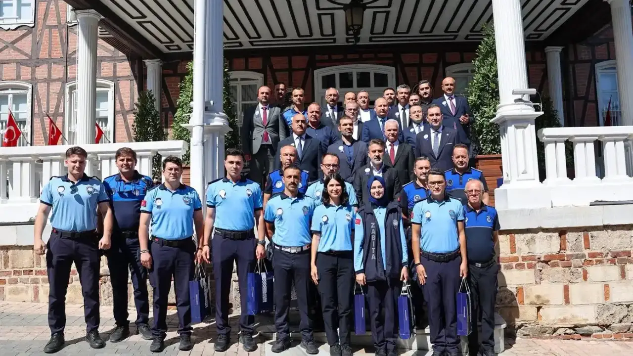Bursa'da Şahin Biba'dan zabıta personeline hak ve adalet vurgusu