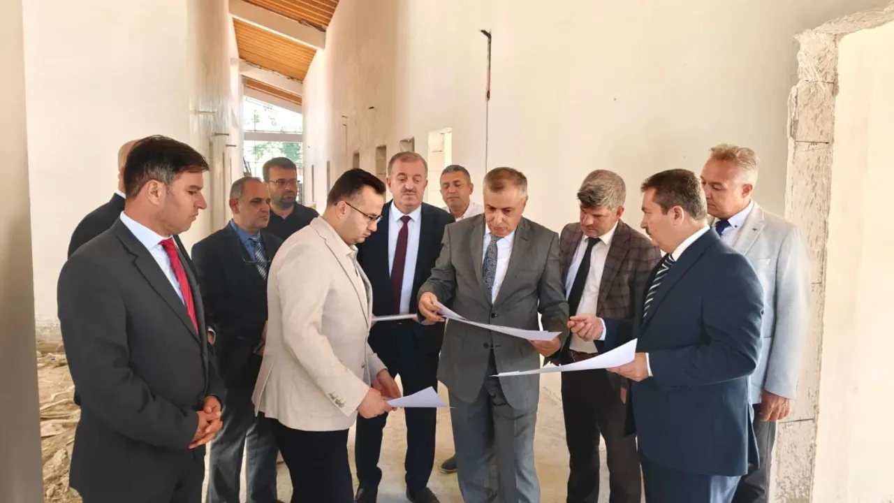 Çokgezer, İnegöl'de uyum haftası ve okul inşaatını inceledi