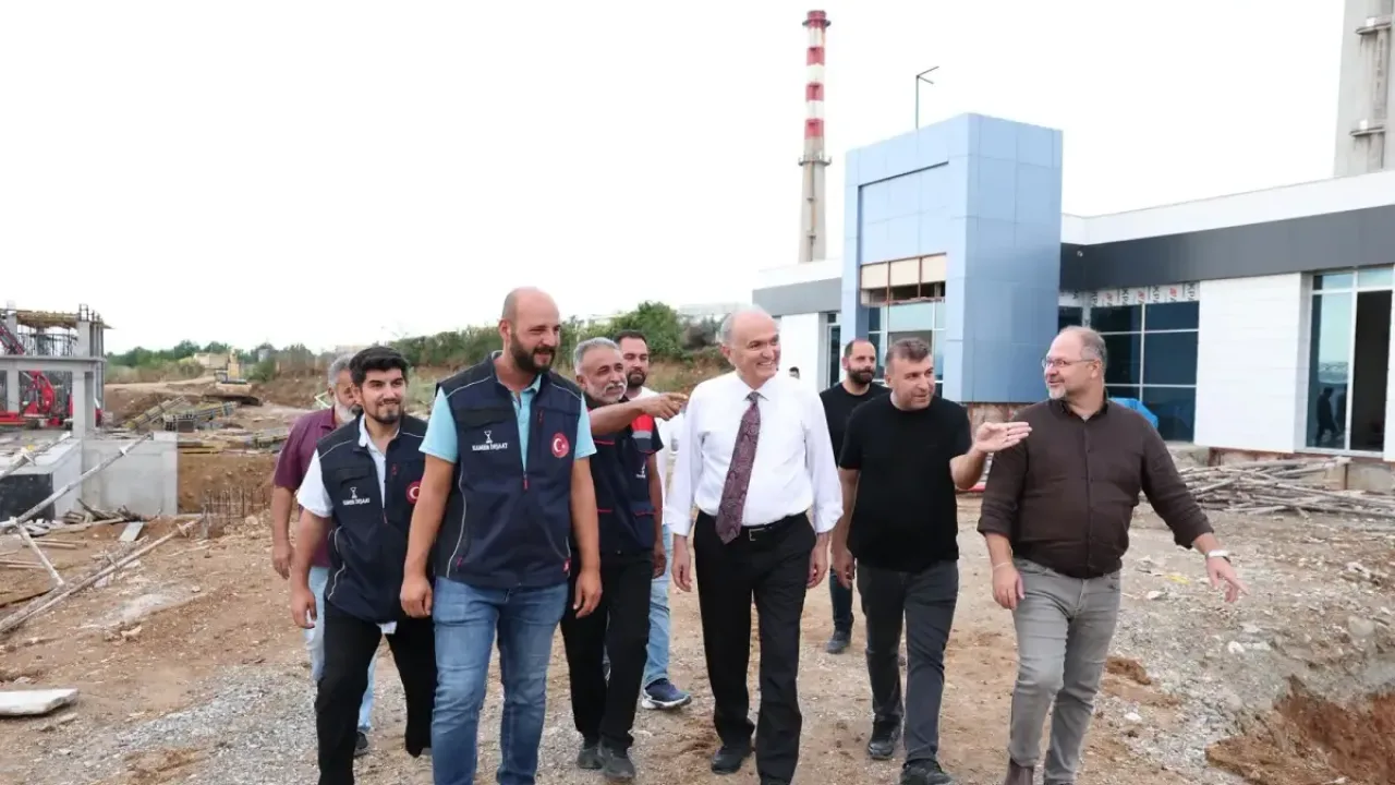 Düzce'de dev su arıtma tesisi son aşamaya geldi