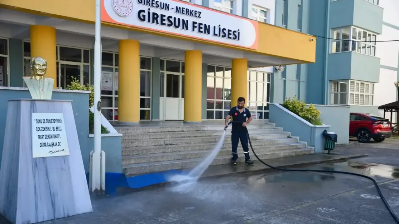 Giresun'da okullar yeni döneme hazırlanıyor