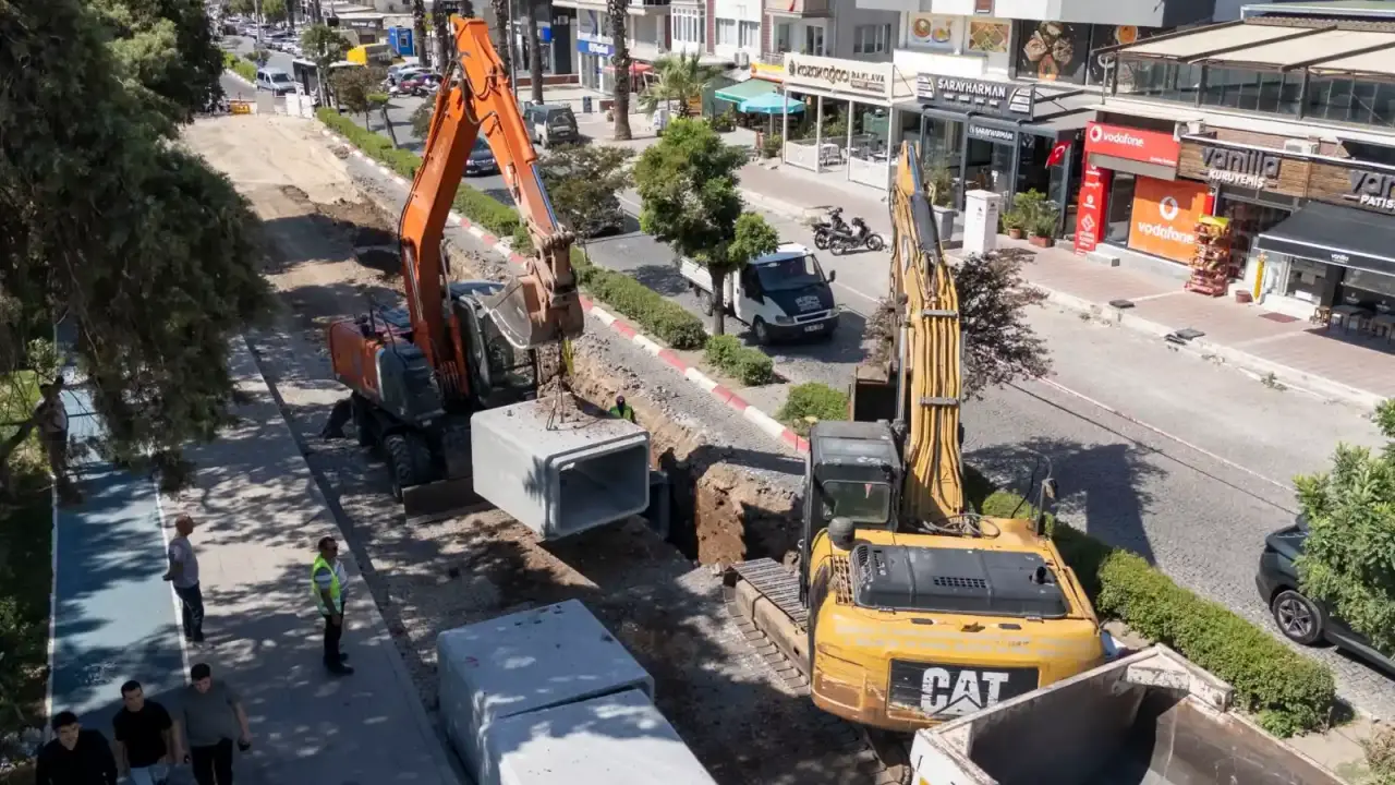İzmir Bergama’da taşkın riskine karşı yeni hat
