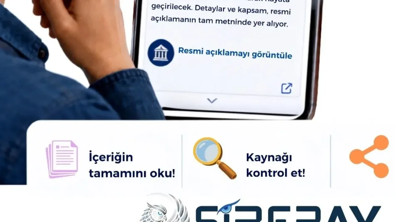 Siberay’dan sosyal medya kullanıcılarına 'dezenformasyon' uyarısı