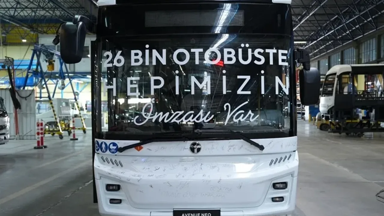 TEMSA’nın 26 bininci otobüsü banttan indi