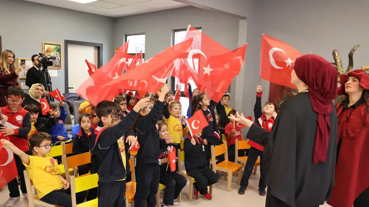 Ankara Keçiören’de cumhuriyet coşkusu çocukların hayalleriyle